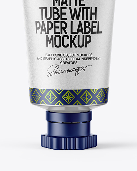 Matte Sauce Tube Mockup Matte Sauce Tube Mockup