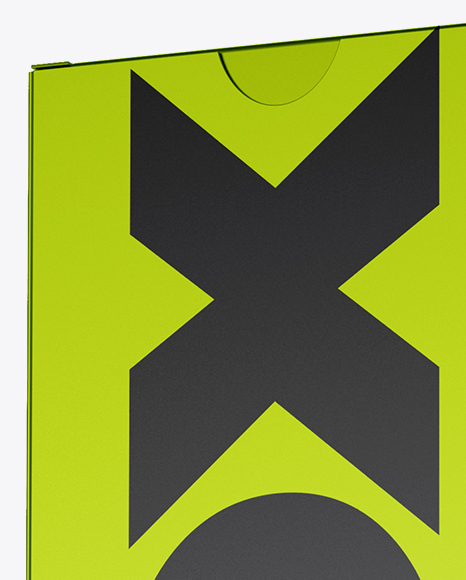 Matte   Metallic Paper Box Mockup   Half Side View PSD #5