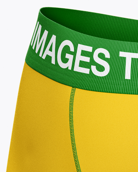 Download Men S Boxer Briefs Mockup Back View In Apparel Mockups On Yellow Images Object Mockups