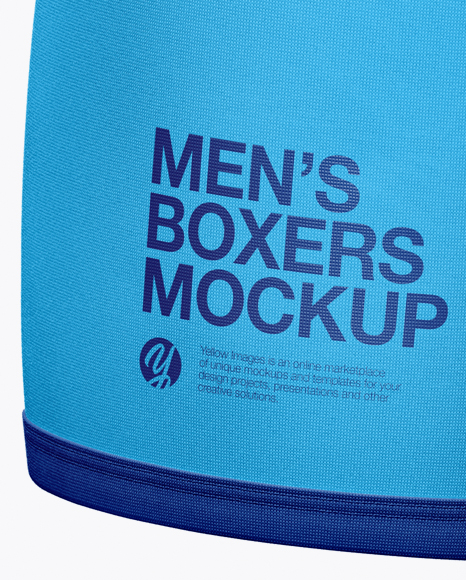 Men's Boxer Briefs Mockup - Half Side View - Free Download Images