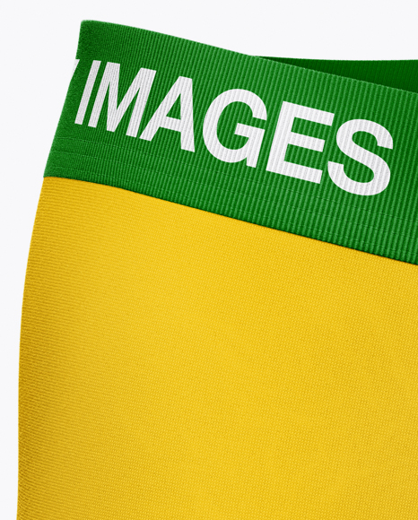 Men S Boxer Briefs Mockup Half Side View In Apparel Mockups On Yellow Images Object Mockups