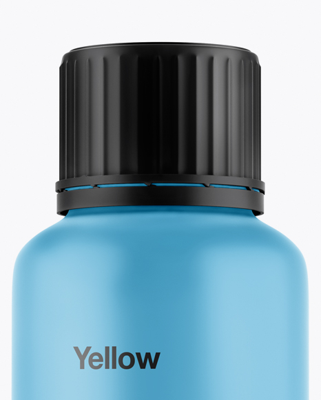 Matte Plastic Bottle Mockup PSD #1