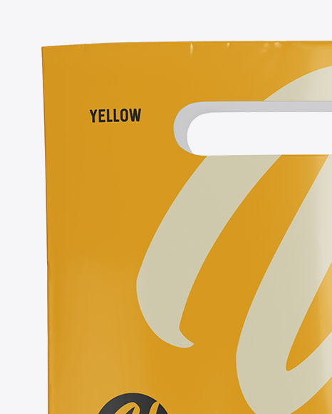 Glossy Shopping Bag Mockup - Front View Glossy Shopping Bag Mockup - Front View