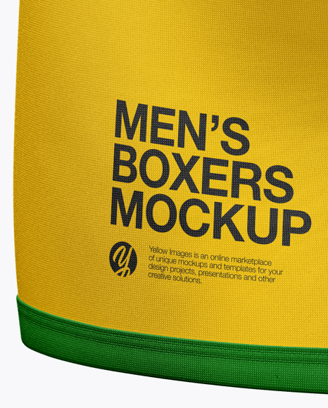 Download Men S Boxer Briefs Mockup Back Half Side View In Apparel Mockups On Yellow Images Object Mockups