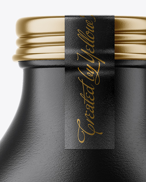 Matte Ceramic Bottle Mockup PSD #2