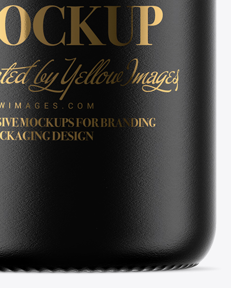 Matte Ceramic Bottle Mockup PSD #1