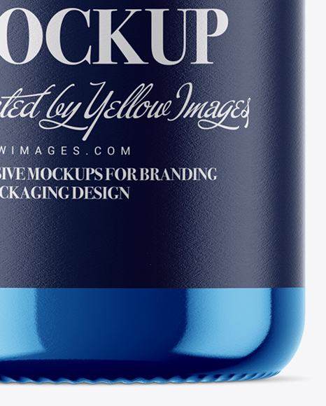 Metallic Bottle Mockup PSD #1