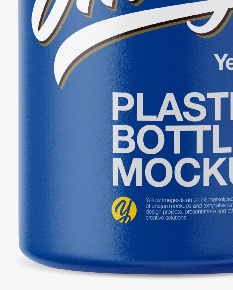 Plastic Bottle Mockup PSD #1