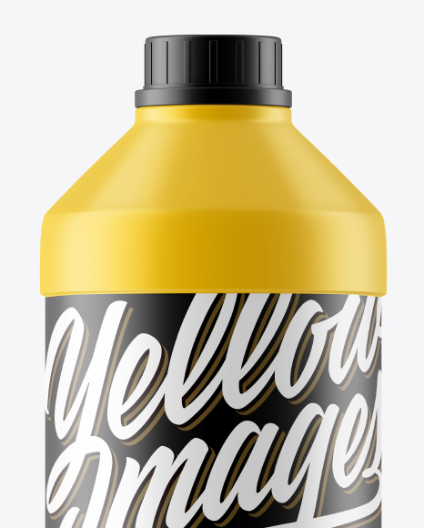 Matte Plastic Bottle Mockup PSD #2