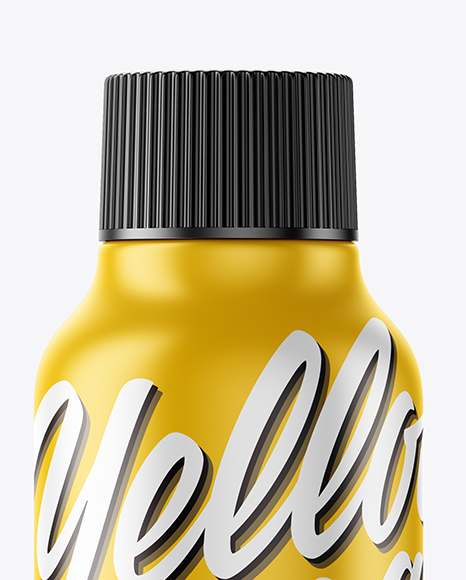 Matte Plastic Bottle Mockup PSD #2