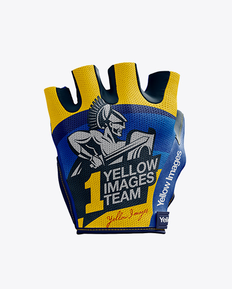 Download Cycling Glove Mockup Front View And Backside View In Apparel Mockups On Yellow Images Object Mockups