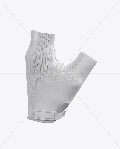 Download Cycling Glove Mockup Halfside View In Apparel Mockups On Yellow Images Object Mockups