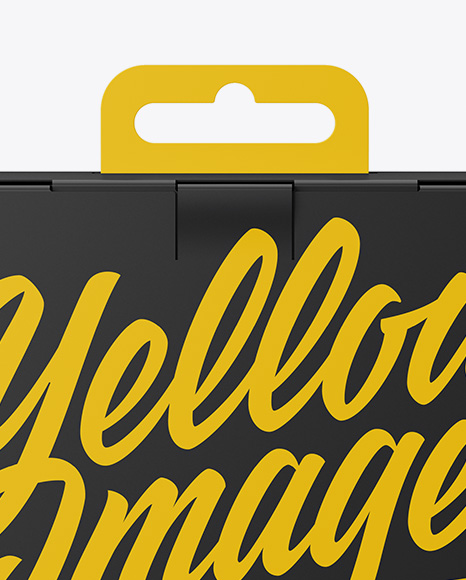 Paper Box Mockup   Front View PSD #2