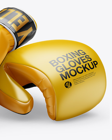 Download Two Boxing Gloves Mockup in Apparel Mockups on Yellow Images Object Mockups