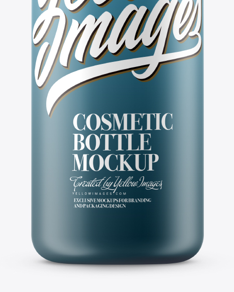 Matte Cosmetic Bottle Mockup PSD #4