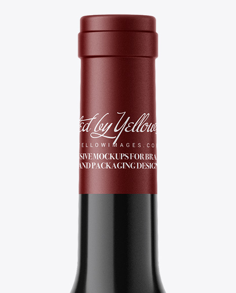 Glossy Ceramic Bottle Mockup PSD #2