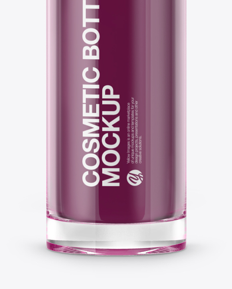 Download Cosmetic Glossy Bottle Mockup In Bottle Mockups On Yellow Images Object Mockups