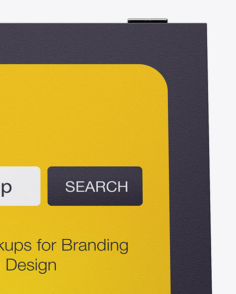 Pavement Sign Outdoor Advertising   Front View PSD #1