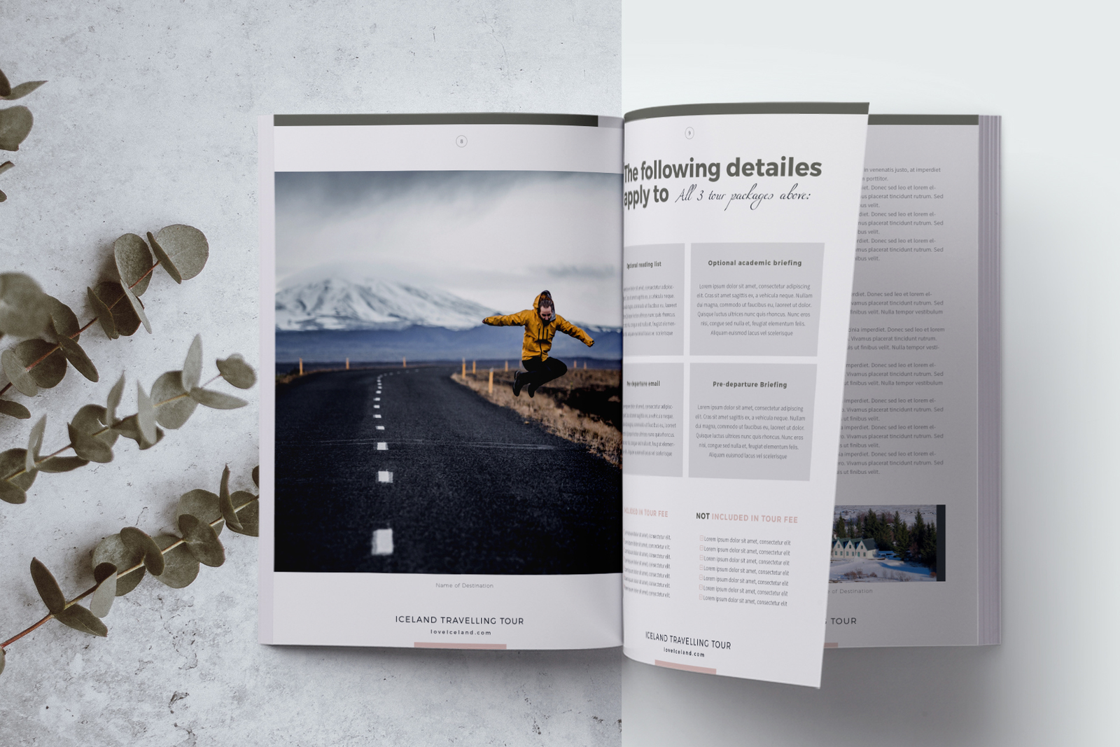 Travel Guide Brochure Template