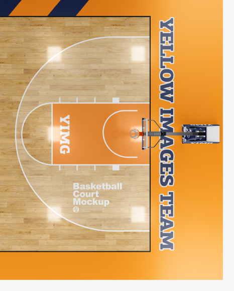 Download Basketball Court Mockup Top View In Object Mockups On Yellow Images Object Mockups Yellowimages Mockups