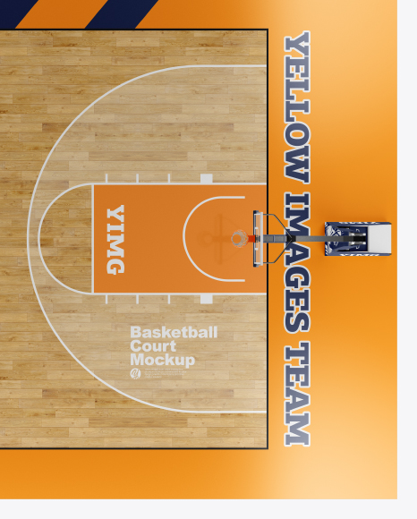 Download Basketball Court Mockup Top View In Object Mockups On Yellow Images Object Mockups Yellowimages Mockups