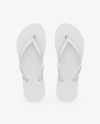 Download Flip Flops Mockup Top View In Apparel Mockups On Yellow Images Object Mockups