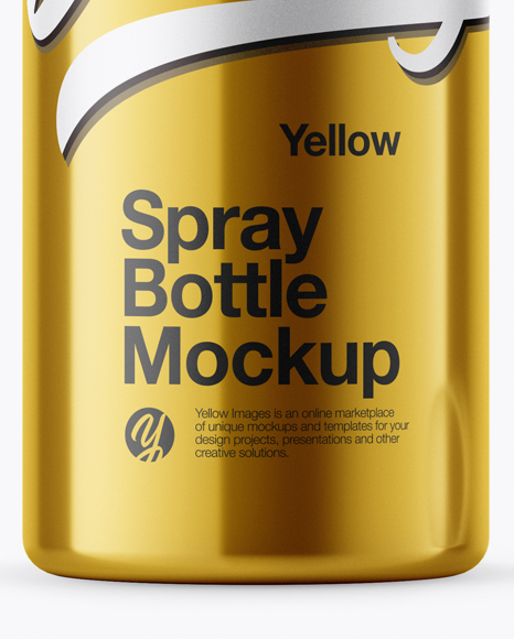 Opened Metallic Spray Bottle With Transparent Сap Mockup Opened Metallic Spray Bottle With Transparent Сap Mockup