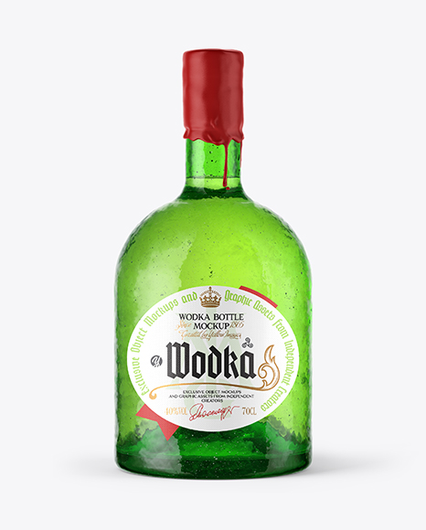 Antique Bottle Mockup PSD #2