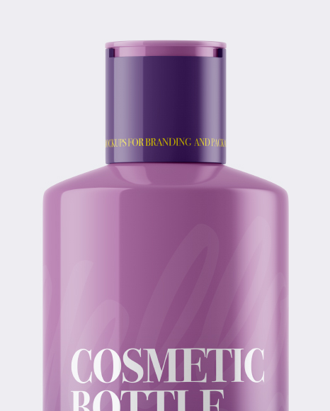 Glossy Cosmetic Bottle Mockup PSD #1