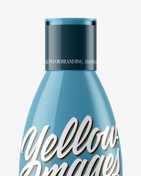 Glossy Cosmetic Bottle Mockup PSD #3