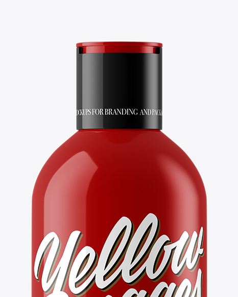 Glossy Cosmetic Bottle Mockup