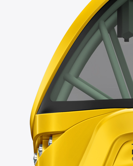 Minibus Mockup   Side View PSD #6
