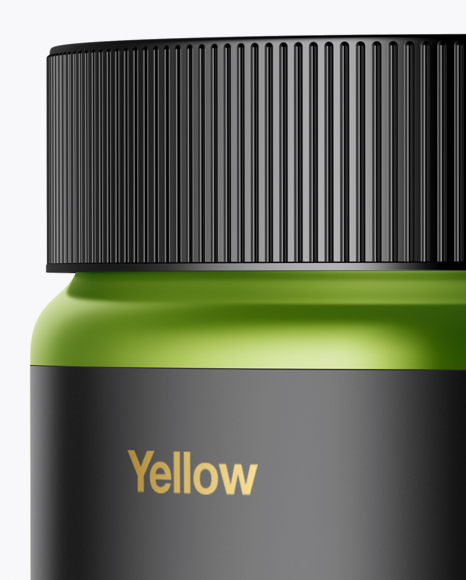 Metallic Food Jar Mockup PSD #2