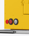 Food Truck Mockup - Back Half Side View