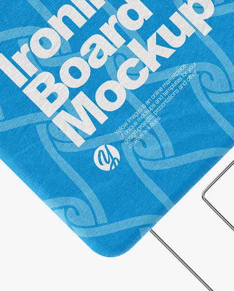 Ironing Board with Iron Mockup PSD #6