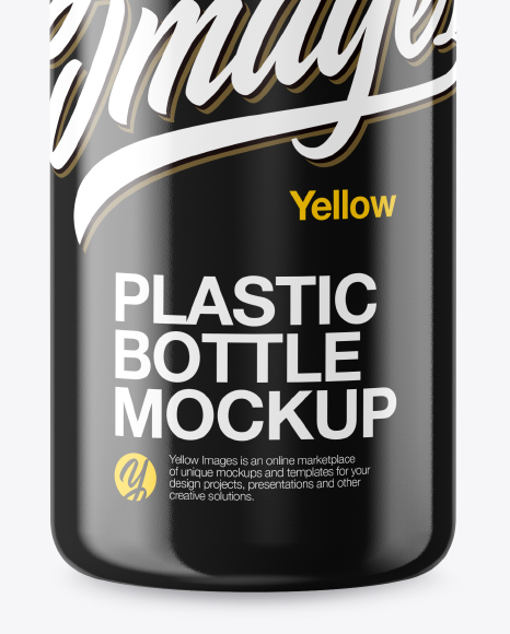 Glossy Bottle Mockup PSD #1