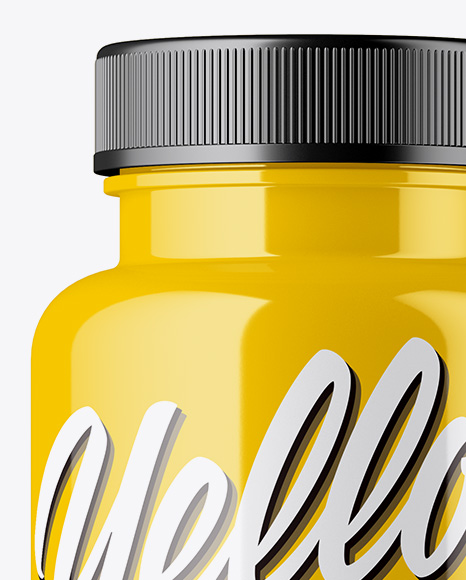 Download Glossy Pills Bottle With Box Psd Mockup Yellowimages