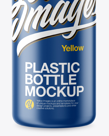 Matte Bottle Mockup PSD #1
