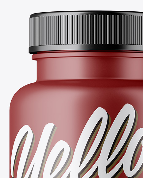 Matte Pills Bottle Mockup PSD #2