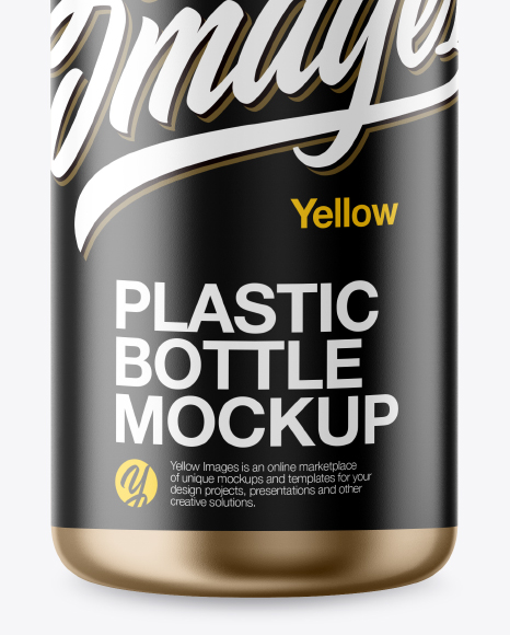 Metallic Bottle Mockup PSD #1