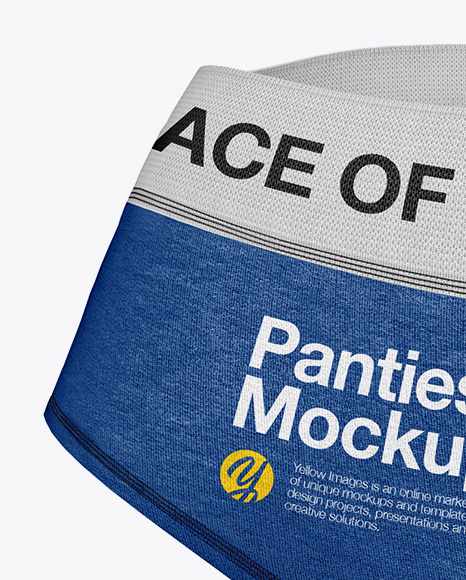 Download Woman's Panties Mockup - Front View in Apparel Mockups on Yellow Images Object Mockups