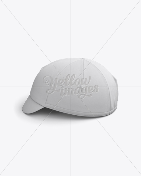 Cycling Cap Mockup Back View In Apparel Mockups On Yellow Images Object Mockups