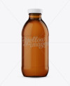 Download Amber Glass Bottle Mockup in Bottle Mockups on Yellow Images Object Mockups