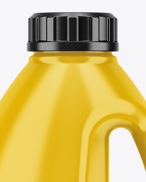 Glossy Plastic Jug Mockup