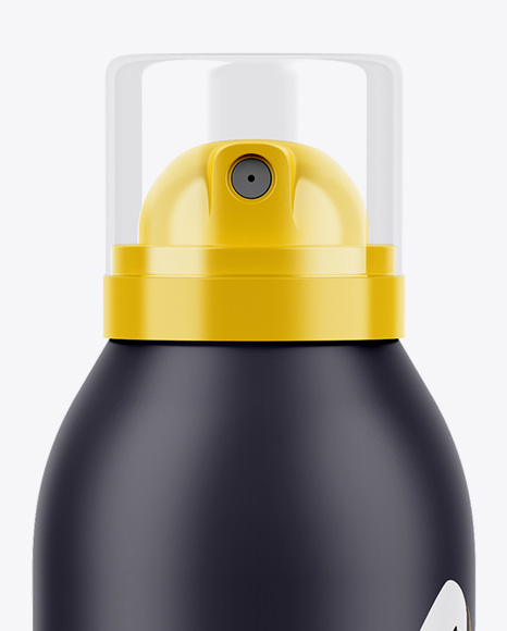 Matte Spray Bottle Mockup PSD #2