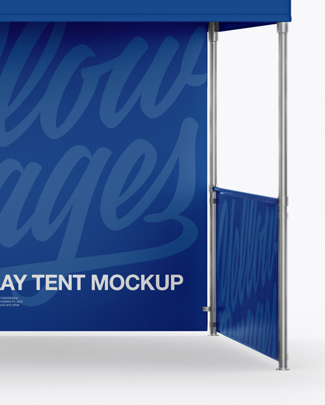 Display Tent Mockup - Front View in Outdoor Advertising ...