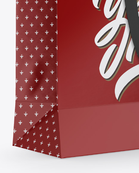 Glossy Bag Mockup   Half Side View PSD #2