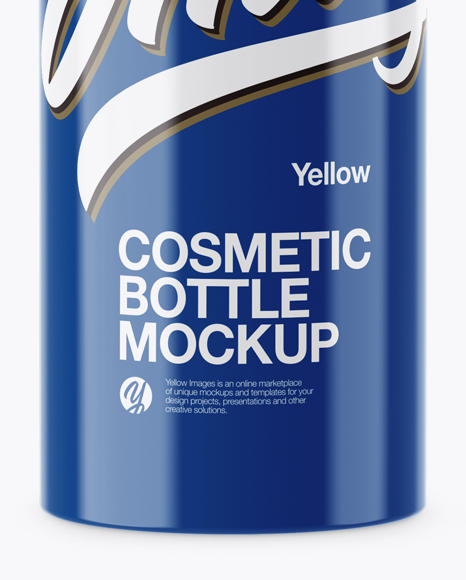 Glossy Cosmetic Bottle Mockup PSD #1