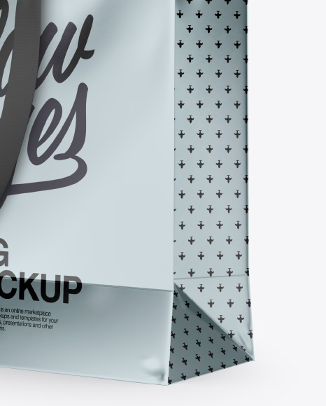 Download Metallic Bag Mockup Half Side View In Bag Sack Mockups On Yellow Images Object Mockups