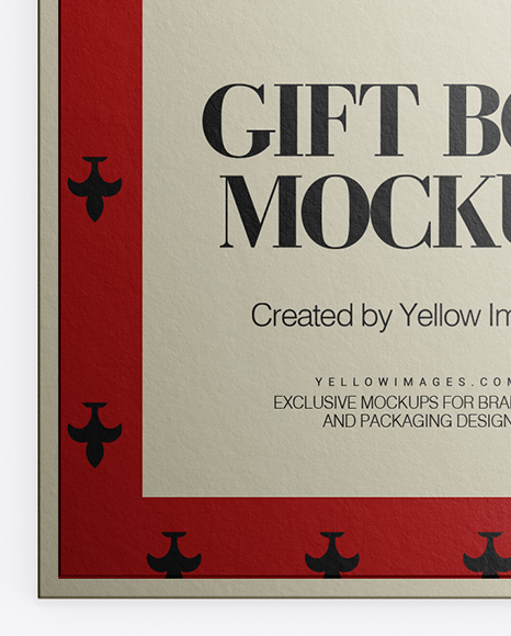 Download Metallic Gift Box With Apple Iphone X Mockup Top View In Packaging Mockups On Yellow Images Object Mockups Yellowimages Mockups